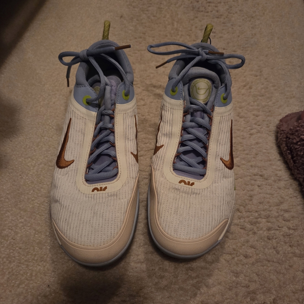 Women's Nike Court Zoom NXT HC Tennis Low Sail Cobalt Bliss Size 10 - DV3282-103